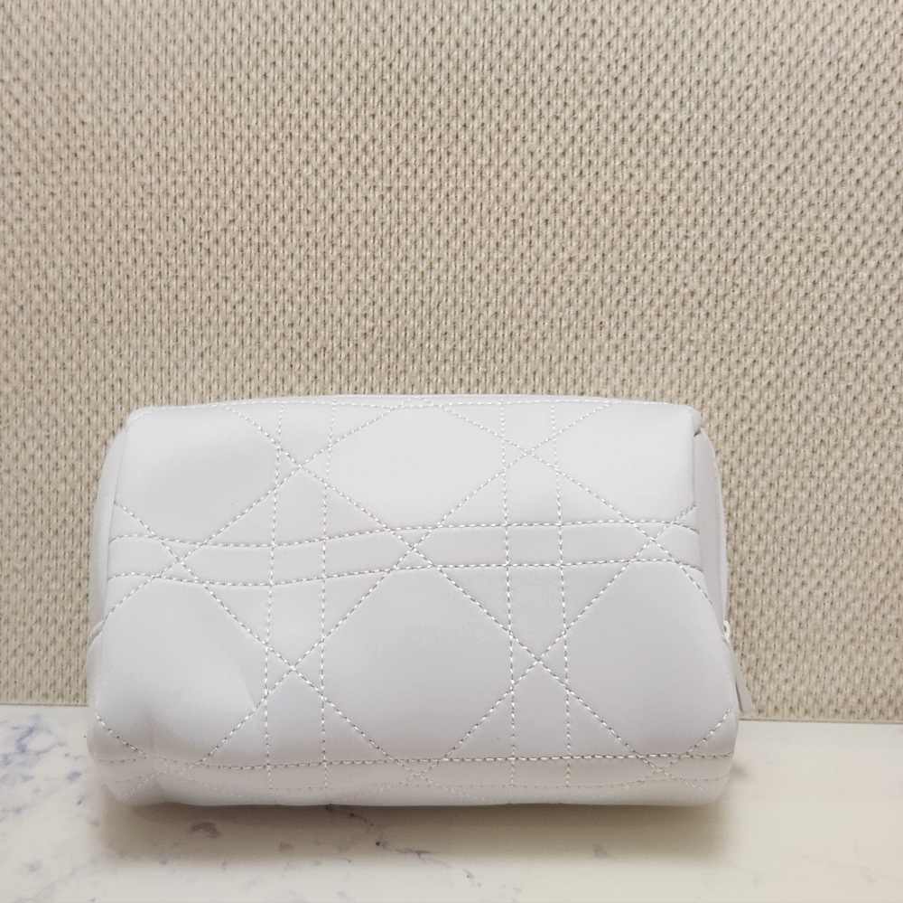Dior Cosmetic Makeup Pouch Bag with White Zipper New No Tag - Picture 3 of 9